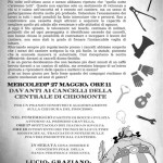 27 maggio ai cancelli della centrale di Chiomonte per la sentenza di Lucio, Fra e Graziano