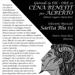 Cena benefit per Alberto 