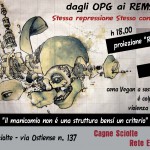 Giovedì 9 aprile - Dagli OPG alle REMS, stessa repressione stesso controllo