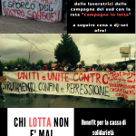 Napoli - 8 novembre iniziativa benefit per la cassa di solidarietà La Lima @Loska