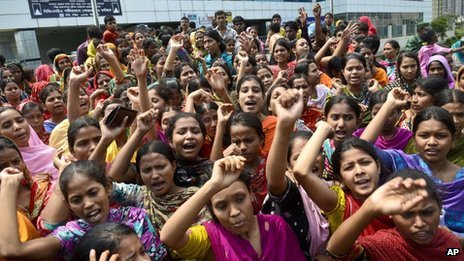 Бангладеш рабочие бунтуют