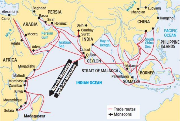 Cina e India mappa2