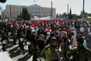 1Sciopero, Parlamento, Atene, Grecia, 26.9.2012, Ky_
