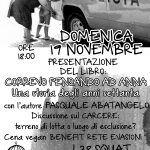 19 novembre - Presentazione del libro "Correvo pensando ad Anna", discussione e cena benefit @ L38 Squat (Roma)