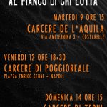 9-12-14 Luglio: Presidi contro il carcere a fianco di chi lotta