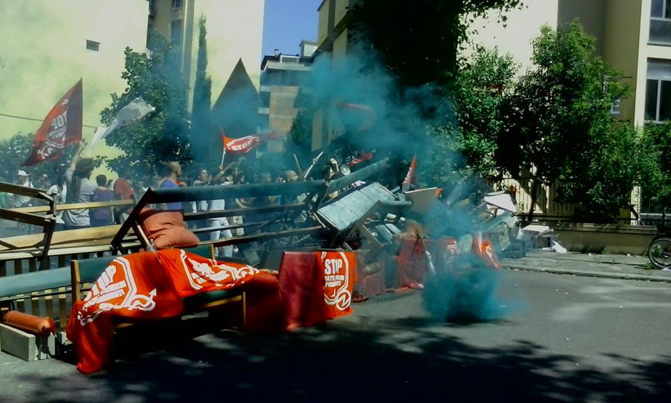 Firenze barricate viale gori 29 agosto 14