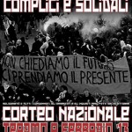 Corteo Nazionale Teramo 9 Febbraio 2013. Complici e solidali.