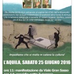 41 BIS = TORTURA - L’Aquila, sabato 25 giugno 2016: manifestazione in città e sotto il carcere