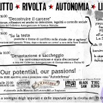 Conflitto Rivolta Autonomia Libertà - 4 giornate a sostegno degli imputati e delle imputate per la rivolta del 15 Ottobre 2011