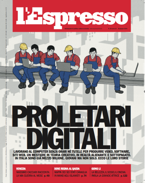 La copertina dell'Espresso
