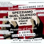 Udine - 28 dicembre presidio al carcere al fianco di chi lotta