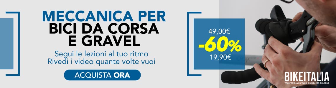 Meccanica per bici da corsa e gravel - corso online