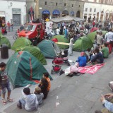 Firenze. Piu’ di mille in corteo si accampano contro il piano-casa