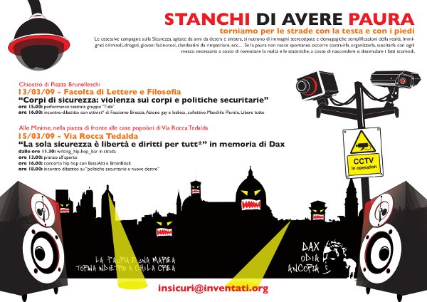 stanchi di avere paura