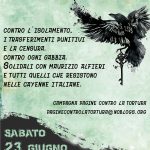 Contro l’isolamento e i trasferimenti punitivi - Sabato 23 giugno presidio davanti al carcere di Carinola