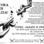CUNEO - Sabato 20 Febbraio - ANCORA IN PIAZZA!