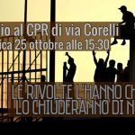 Milano - 25 ottobre presidio al CPR di Via Corelli