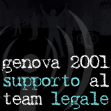 Genova 2001 - Sostegno al gruppo di supporto legale