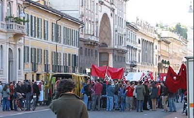 coda corteo cgil...