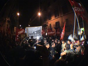 Roma: foto corteo...