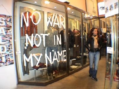 no war shopping...