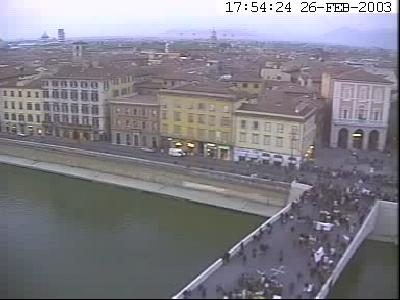 web cam da Pisa h 18...