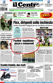 Prima pagina Il Cent...