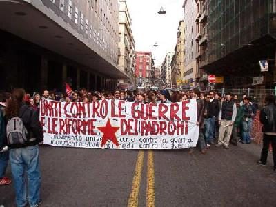 Foto del corteo stud...