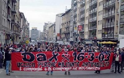 Il corteo in Viale M...