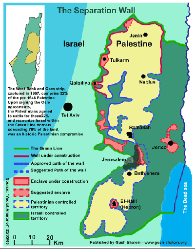 Gush Shalom: mappa d...