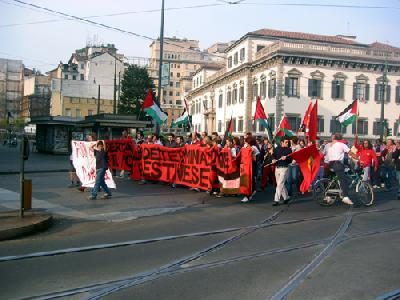 corteo Milano Palest...