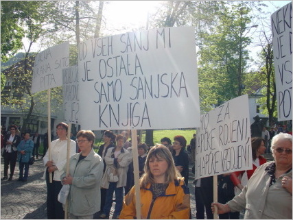 Proteste in Slovenia...