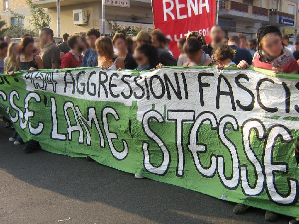 striscione...