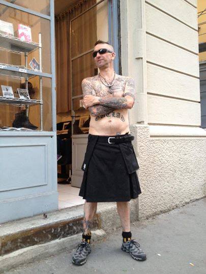 Robx in kilt - Serpica Naro Crew