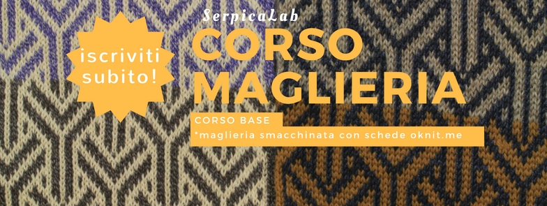 maglieria smacchinata - corso base