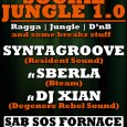 Sabato 11 Settembre ORIGINAL SOCIAL JUNGLE 1.0 Ragga | Jungle | D’n'B & some breakz stuff… Questo sabato riprendono le serate tra le mura resistenti della Fornace. Syntagroove, sound resident...