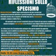                                      Domenica 20 novembre presso SOS Fornace di Rho Riflessioni sullo specismo,...