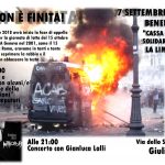 15 ottobre 2011: NON È FINITA - Benefit cassa di solidarietà e assemblea - 7 settembre @ Campetto occupato di Giulianova
