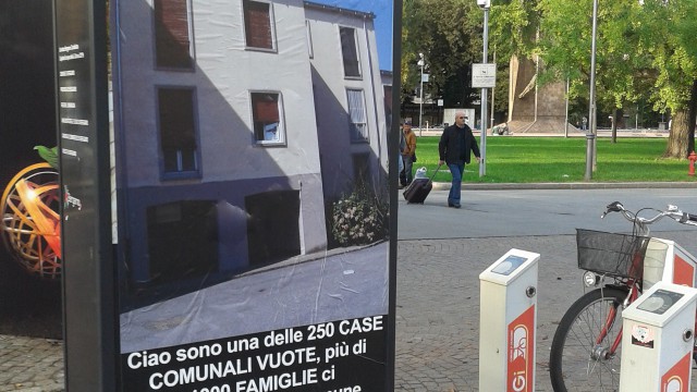 Sfratti: protesta in centro città