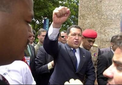 Chavez arriva a Bras...