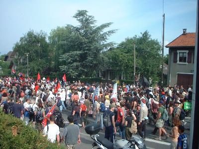 Corteo per le strade...